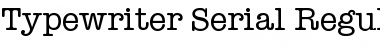 Download Typewriter-Serial Font