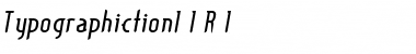 Download Typographiction1.1 R.I Font