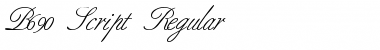 B690-Script Font