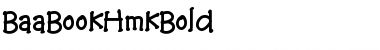 BaaBookHmkBold Regular Font