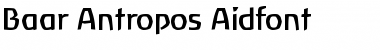 Download Baar Antropos Aidfont Font