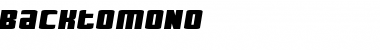 Download BackToMono Font Download BackToMono Font