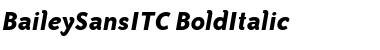 BaileySansITC Font