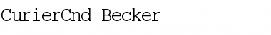 CurierCnd Becker Font CurierCnd Becker Font