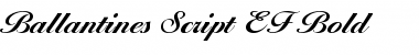 Ballantines Script EF Bold Regular Font