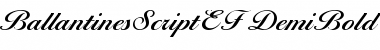 BallantinesScriptEF Regular Font
