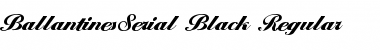 BallantinesSerial-Black Font
