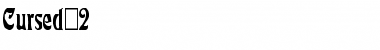 Download Cursed 2 Font Download Cursed 2 Font