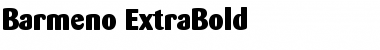 Barmeno-ExtraBold Extra Bold Font