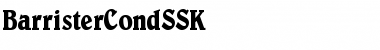 Download BarristerCondSSK Font