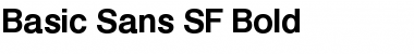 Basic Sans SF Bold