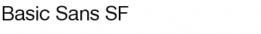 Basic Sans SF Regular Font