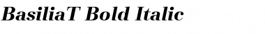 BasiliaT Bold Italic