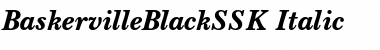 BaskervilleBlackSSK Italic