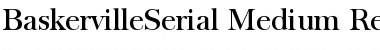BaskervilleSerial-Medium Regular Font
