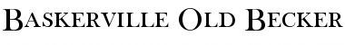 Baskerville Old Becker Discaps Regular Font