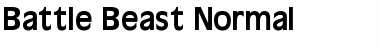 Battle Beast Normal Font