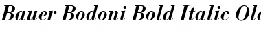 BauerBodoni RomanOsF Bold Italic