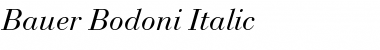 BauerBodoni LT Font