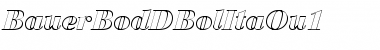 BauerBodDBolItaOu1 Regular Font