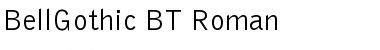 BellGothic BT Font BellGothic BT Font