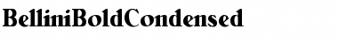 BelliniBoldCondensed Regular Font