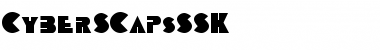 CyberSCapsSSK Regular Font