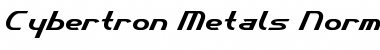 Cybertron Metals Font Cybertron Metals Font