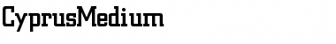 Download CyprusMedium Font Download CyprusMedium Font