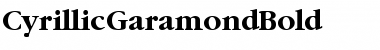 CyrillicGaramond Font