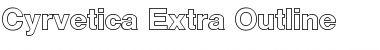 Cyrvetica Extra Outline Font