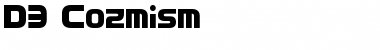 D3 Cozmism Regular Font