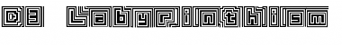 D3 Labyrinthism Regular Font