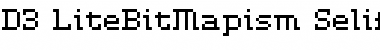 D3 LiteBitMapism Selif Regular Font
