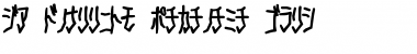 D3 Skullism Katakana Bold Regular Font