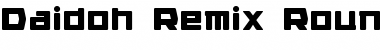 Daidoh Remix Round Font