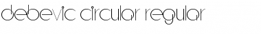 Download Debevic Circular Font