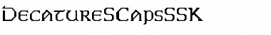DecatureSCapsSSK Regular Font