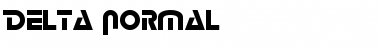 Delta Normal Font
