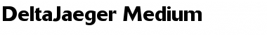 DeltaJaeger-Medium Font