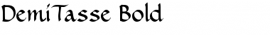 DemiTasse Bold Font