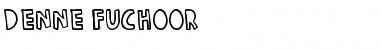 DENNE | Fuchoor Regular Font