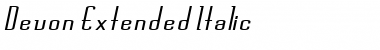 Devon-Extended Italic
