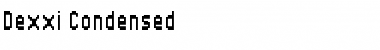 Dexxi Condensed Regular Font