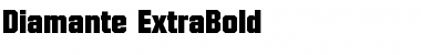 Diamante-ExtraBold Regular Font