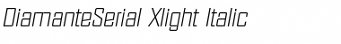 DiamanteSerial-Xlight Italic