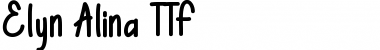Download Elyn Alina Font Download Elyn Alina Font