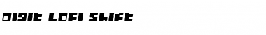 Digit LoFi Shift Font