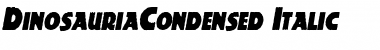 DinosauriaCondensed Italic Font