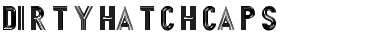DirtyHatchCaps Regular Font